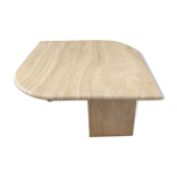 Vintage design travertine stone coffee table drip