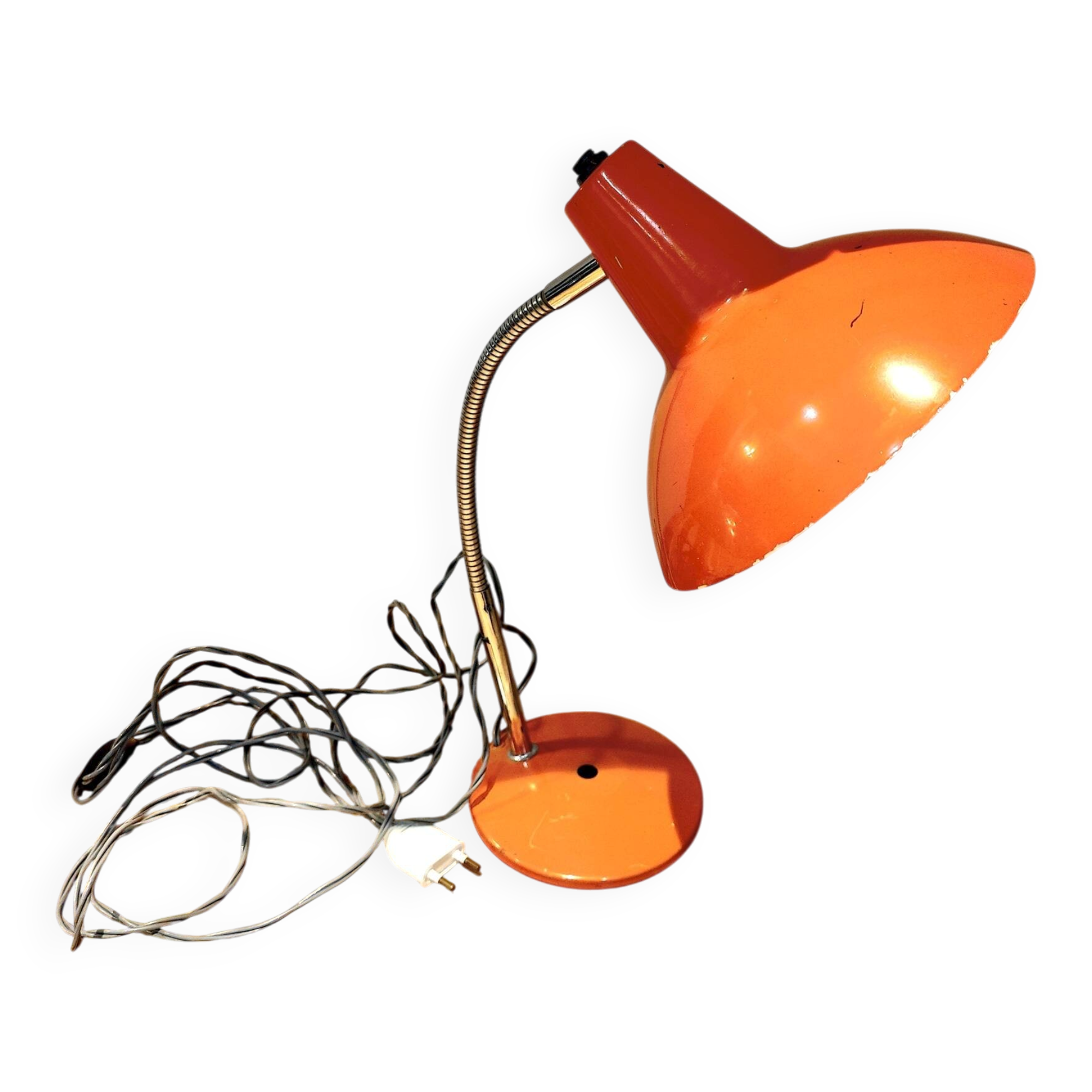 Vintage desk lamp - swan neck