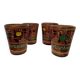 Deruta glasses, 1960s, set of 4