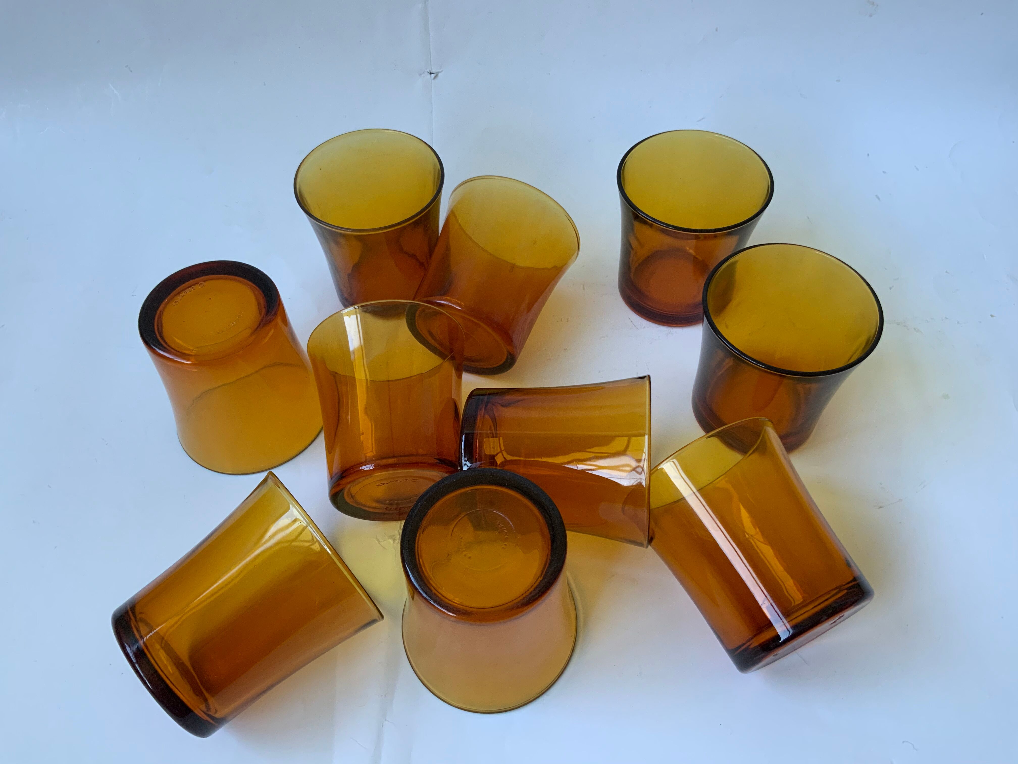 Verres ambres