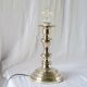 Silver metal lamp base