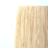 Vine wood lamp, raffia lampshade, 70s