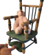 Chaise en bois de type régionale