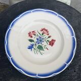 Plat a gateaux, modele Elorn, digoin, sarreguemines, vintage