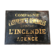 Enamelplate "General Insurance Against Fire"