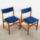 Set of two beech chairs, Danish design, 70s, made in Denmark