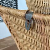 Rattan magazine holder 1970