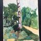 Landscape drawing Bois Clamart