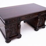 Antique desk from the late 19th century, Western Europe.