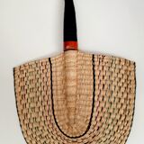 Set of 2 Bolga fans, African wall decor