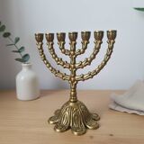 Menorah en laiton