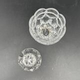 Sugar bowl in worked glass – 1224d6
