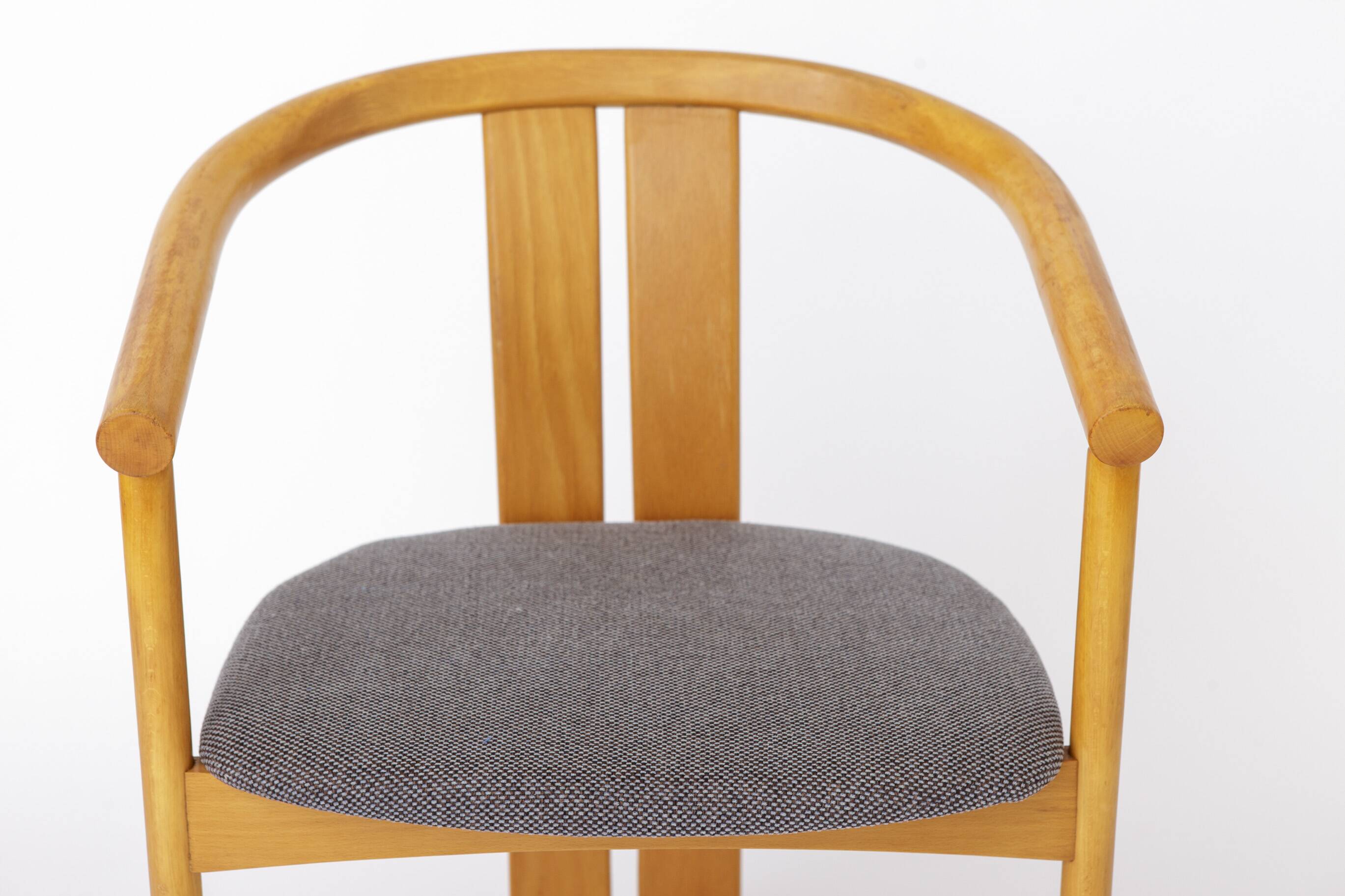 Set of 4 Casala Dining Chairs Beech Wood Germany 1970s Mid Century Modern