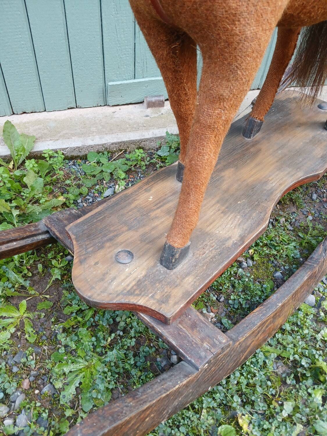 Antique rocking horse