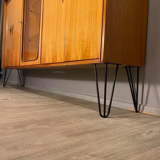 Bibliothèque sur les jambes vintage des années 60, années 1960