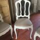 Lot de 5 chaises anciennes en chêne