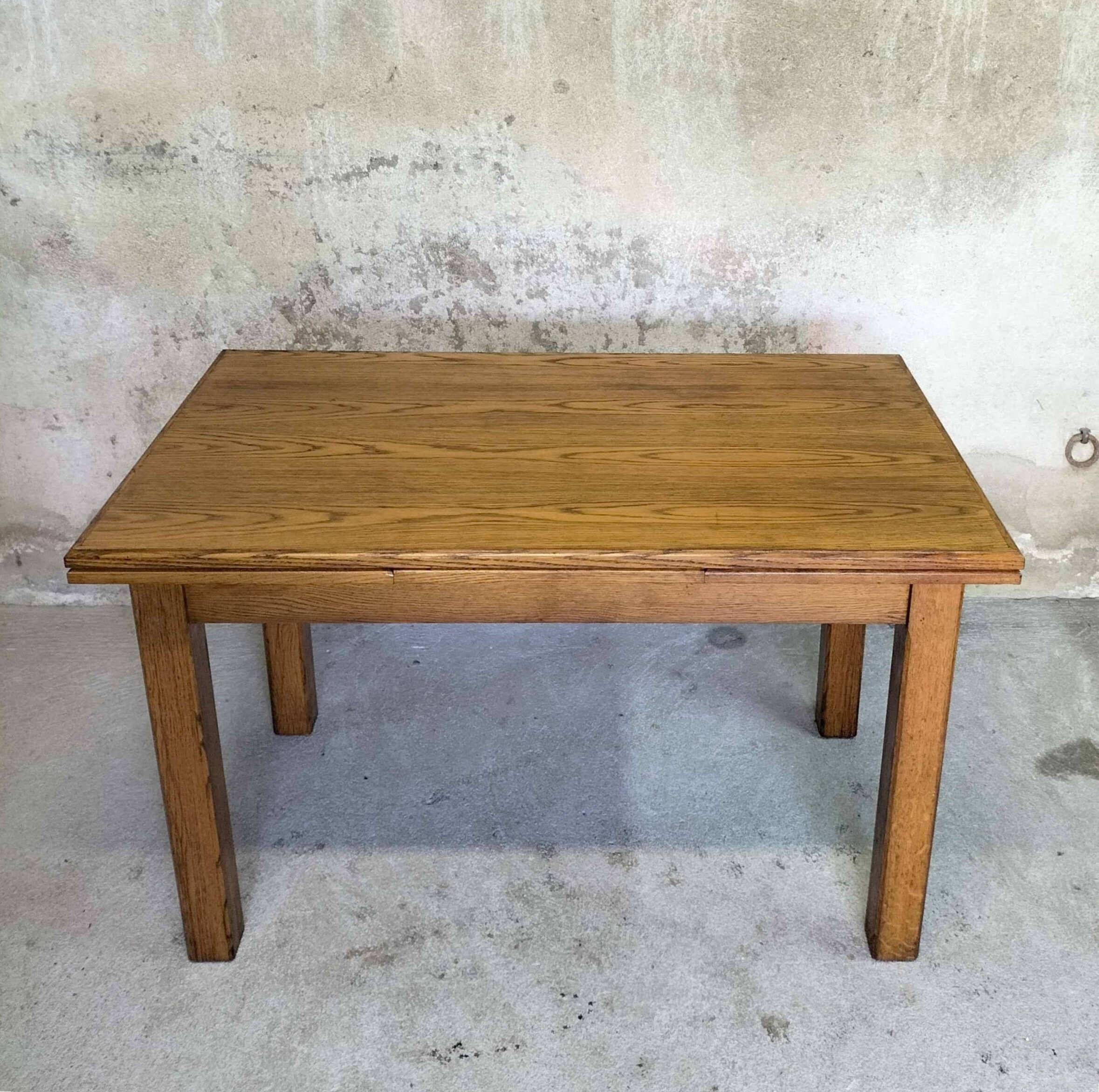 Farmhouse style dining table.