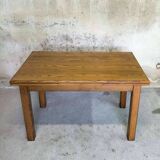 Farmhouse style dining table.