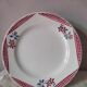 6 mismatched dessert plates in Digoin earthenware