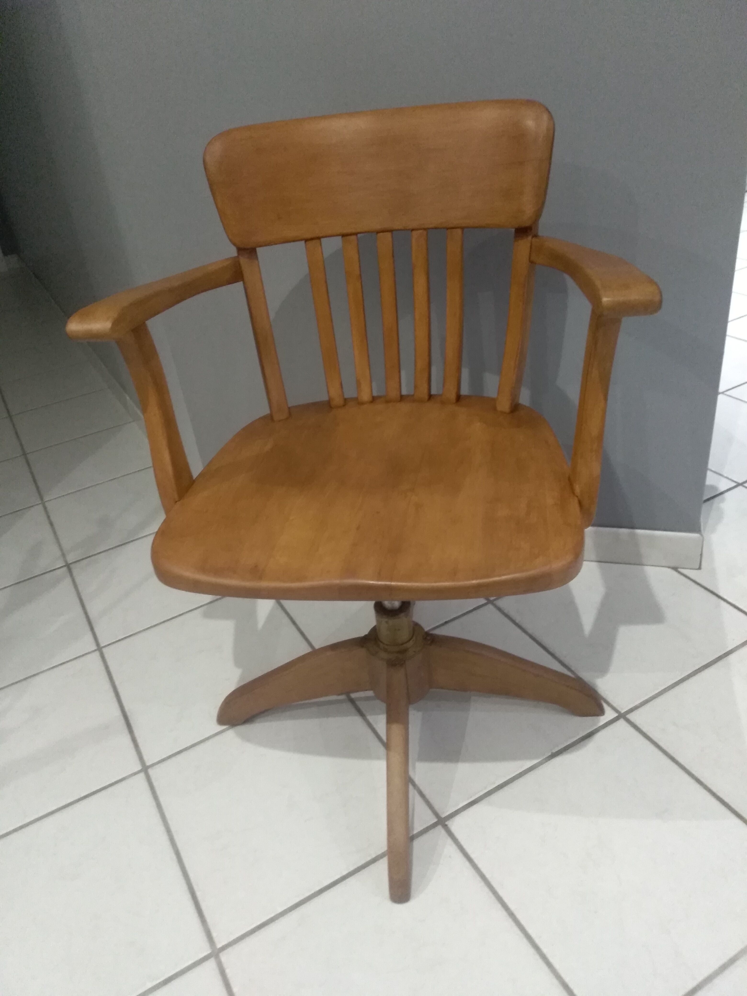 Fauteuil de bureau américain Stoll, 1920