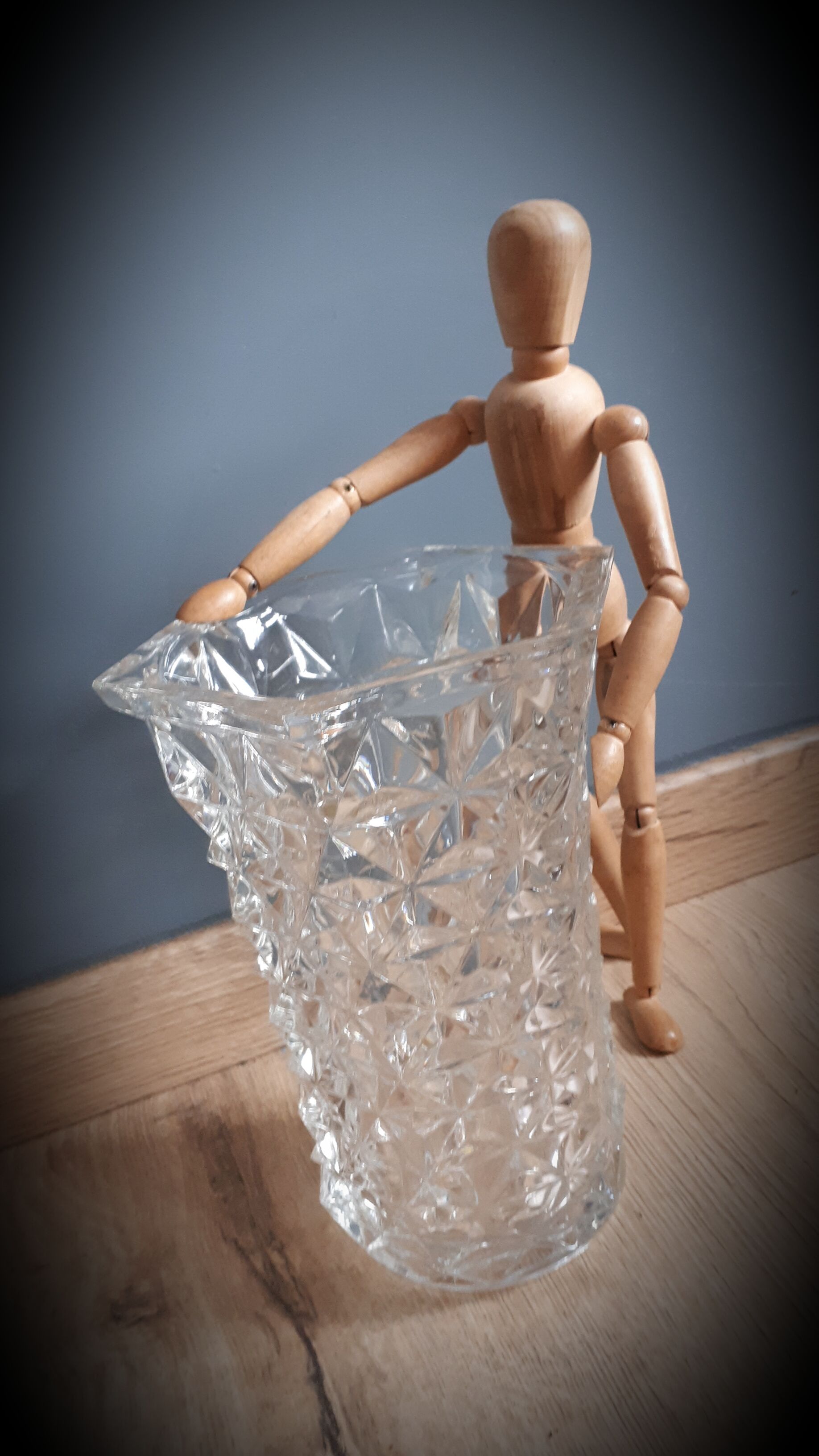 Moulded glass vase 2