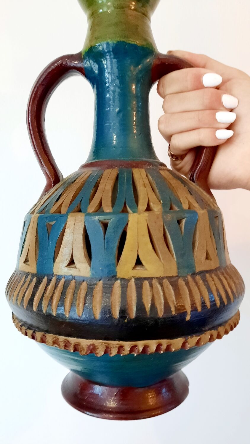 Vintage terracotta vase