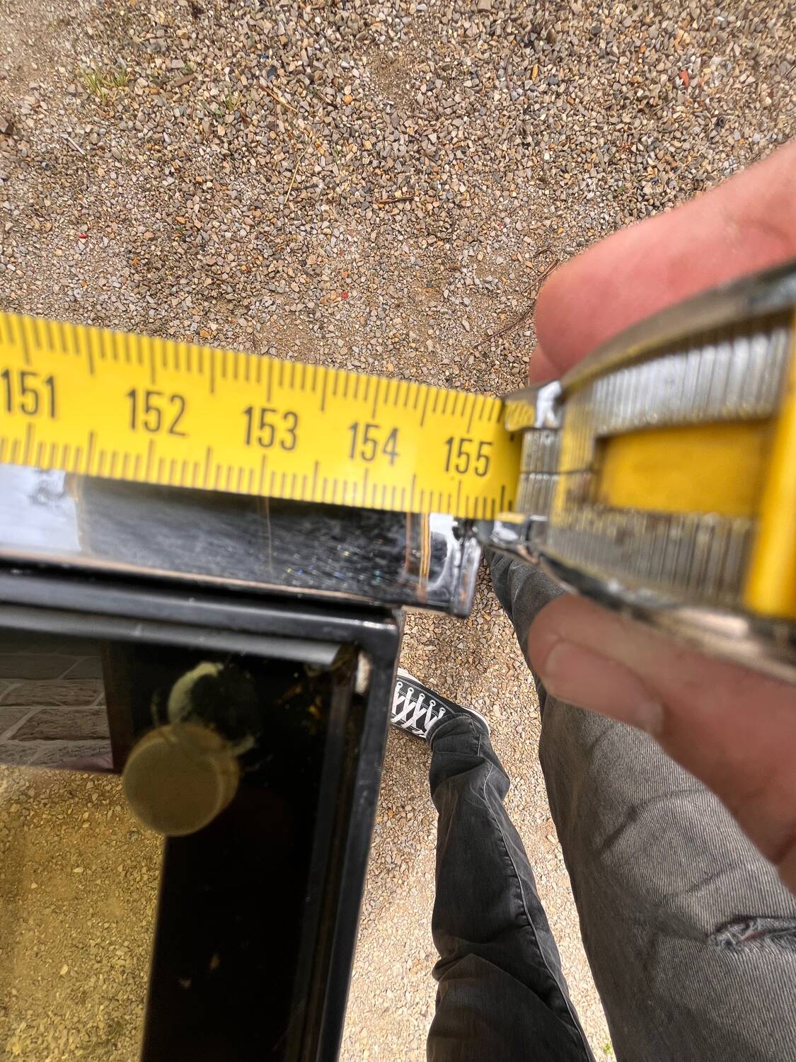 Smoked glass dining table