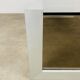 Aluminum and smoked glass coffee table, 1970s