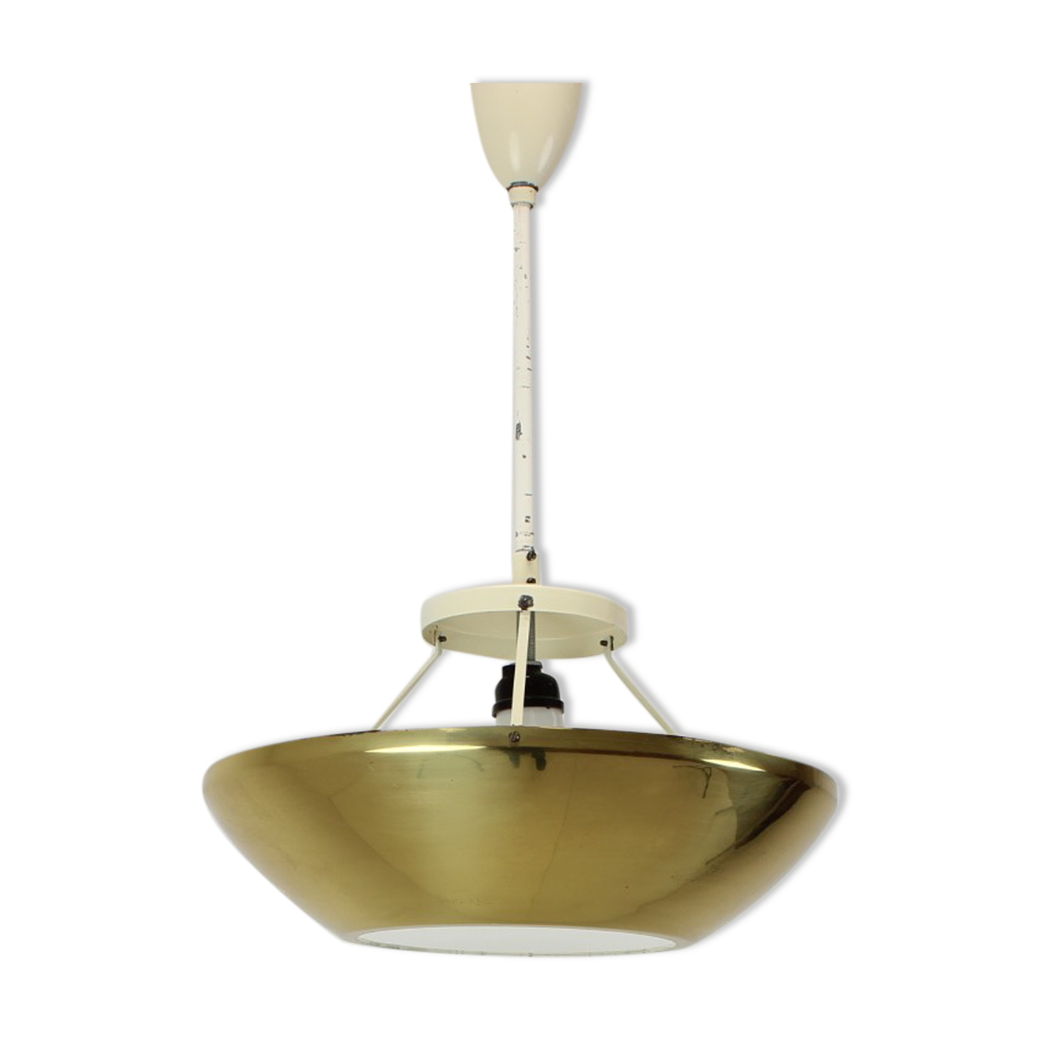 Mid-Century brass pendant/ Zukov, 1950's.