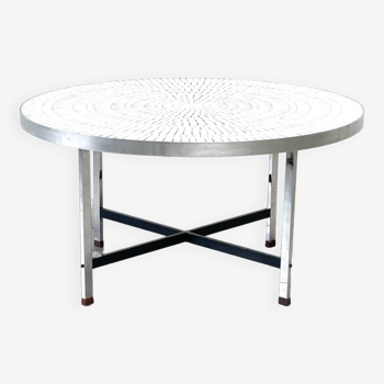 White Mosaic coffee table