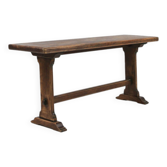 Banc français en bois massif, vers 1900