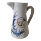 Petit pichet artisanal fleuri – charme champêtre