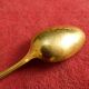 Service 11 spoons mocha gold metal Christofle Alfénide model Pompadour