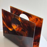 Porte revue en plexi années 70