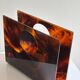 70s plexiglass magazine rack