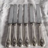 12 antique knives - Silversmith A Frenais Paris - 6 large & 6 small