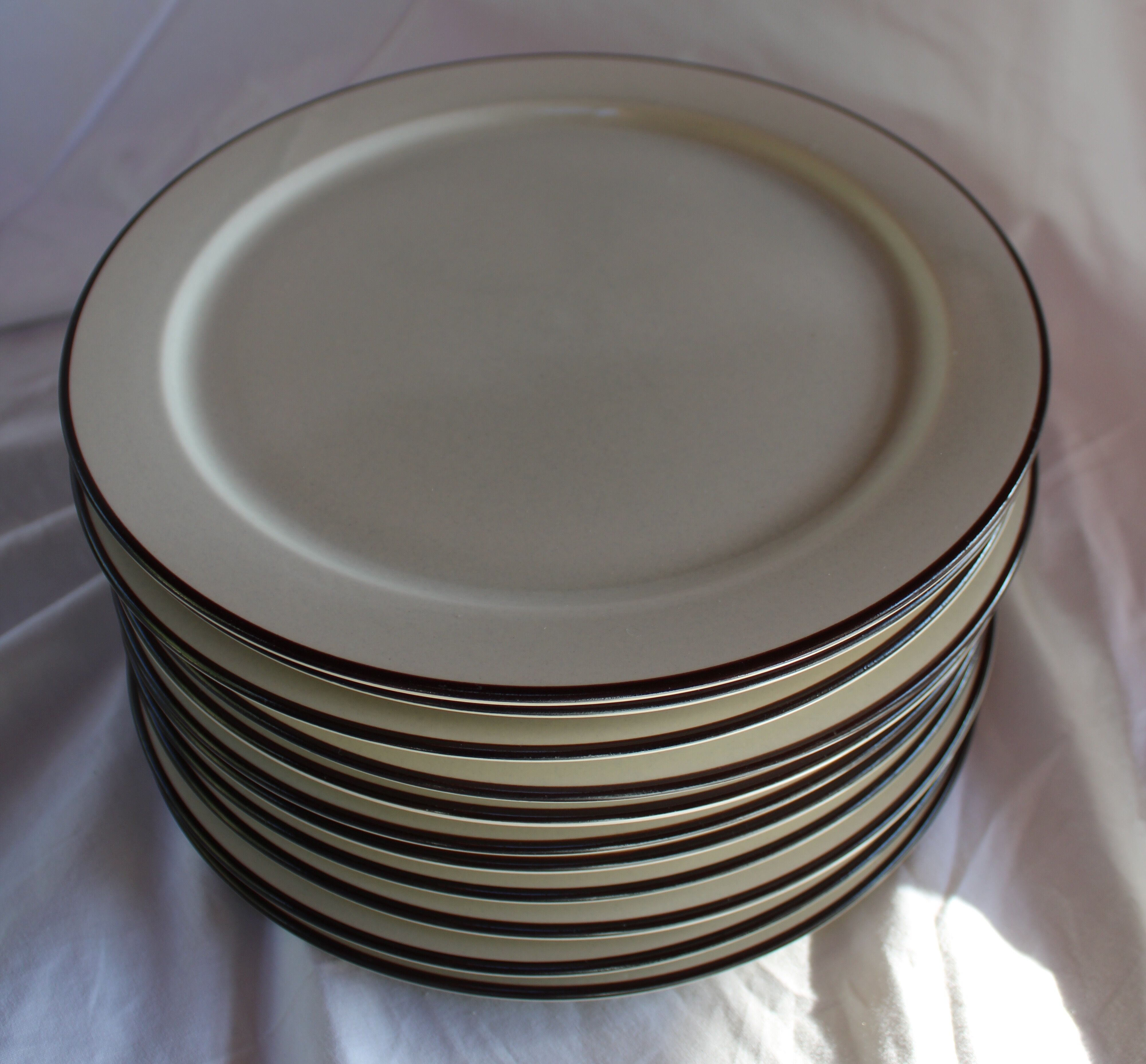 Series of 11 plates Terra Campagna Rosenthal studio line vintage 1970