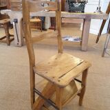 Old stepladder chair