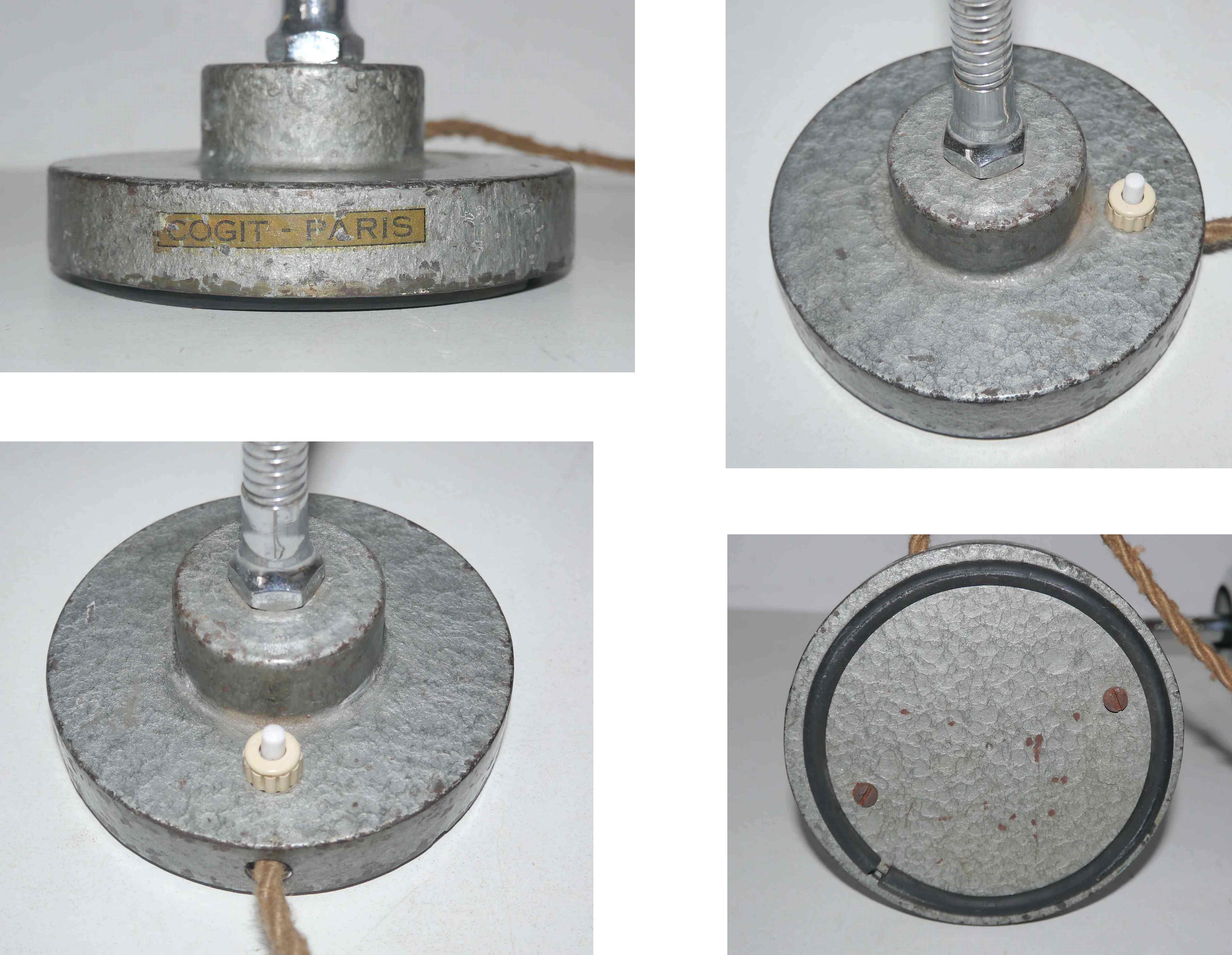 Workshop or office lamp "Cogit Paris" 50's years