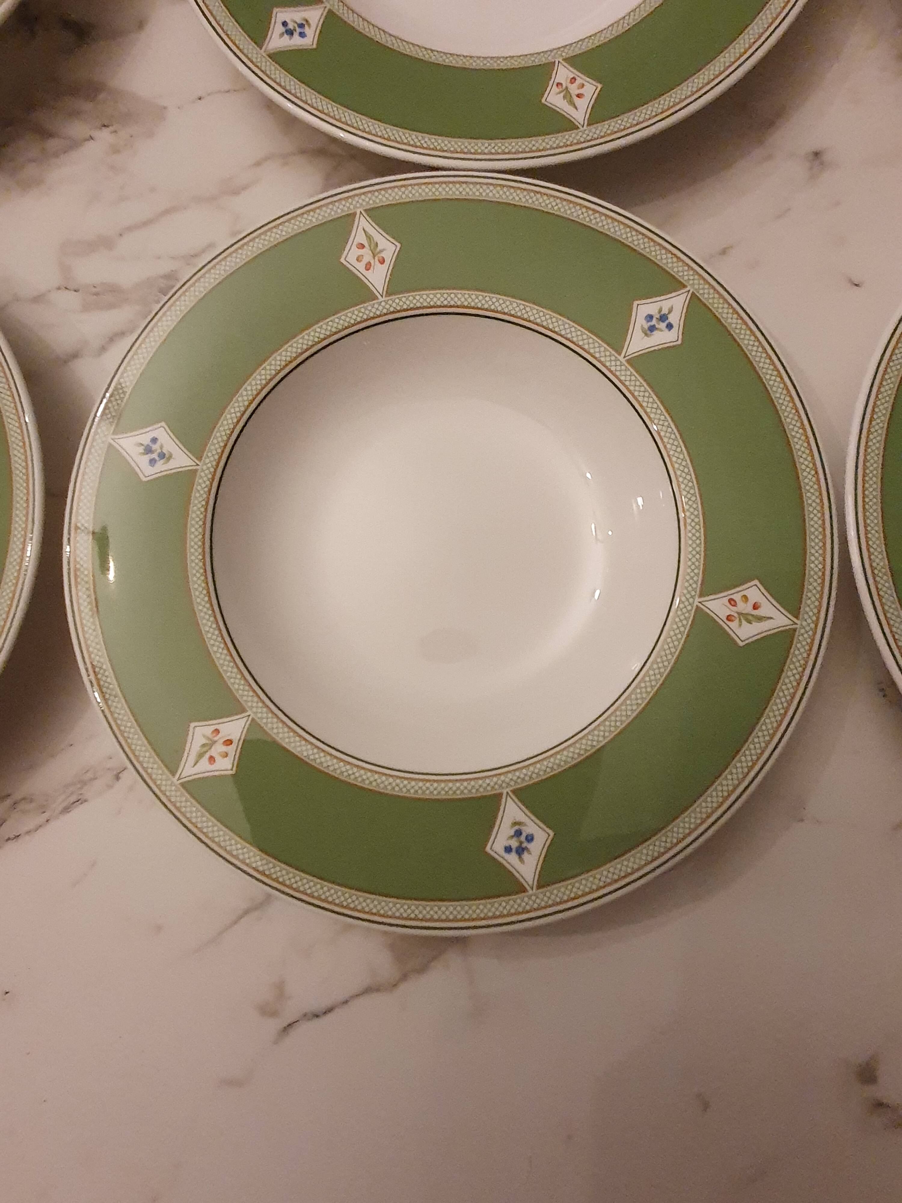 9 deep plates VILLEROY BOCH model EDEN