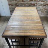 Table and benches