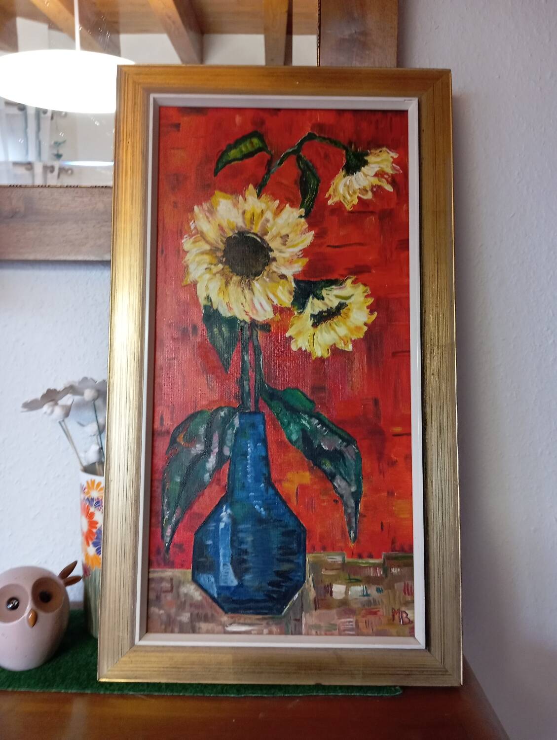 Still life painting from the 70s