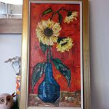 Tableau nature morte année 70