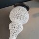 Lampshade in perforated ceramic