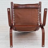 1960’s, Norwegian design, "Siesta" lounge chair by Ingmar Relling, leather, bentwood.