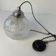 Pair of old pendant lamps art-deco