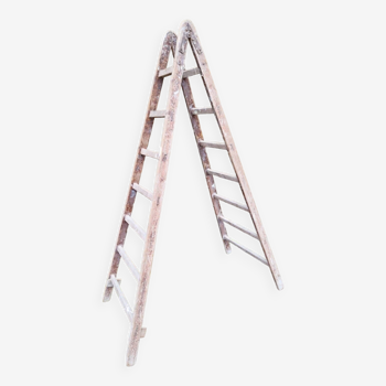 2-sided wooden painter's ladder