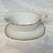 Early 20th century white porcelain saucière
