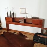 Console en teck vintage années 60