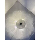 Contemporary Modern Flower  Glass Flush Mount